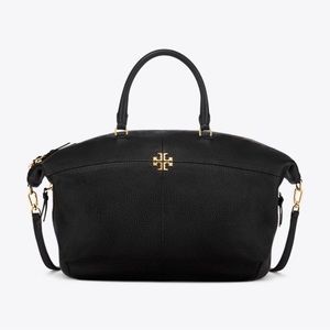 TORY BURCH Ivy Slouch Leather Satchel